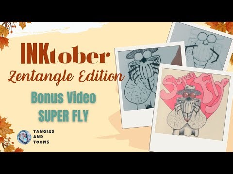 How to Draw Super Fly (and give it FLY style) | Inktober Cartoon Bonus