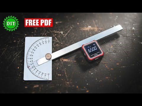 Protractor - With PDF - DIY