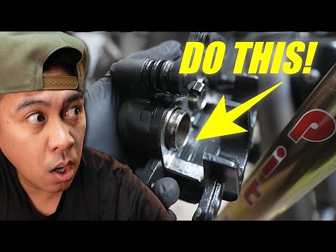 MOTORCYCLE RIDERS DO THIS! Cleaning Motorcycle Brake Caliper Pistons