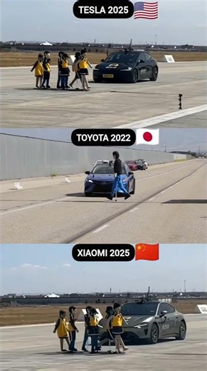 Emergency Brake Showdown: Tesla 2025 vs Xiaomi vs Toyota 2022