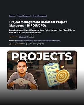 Become a Better Project Manager | Project Management Basics Course Promo | PMPwithRay