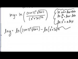 1151 FF: Logarithmic Differentiation