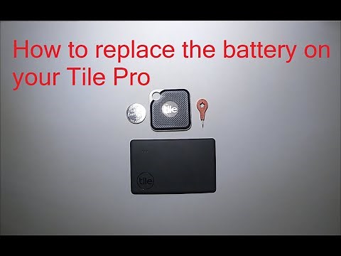 How to replace the battery on your Tile