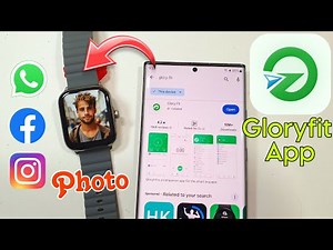 Glory Fit Connect To Phone | Glory Fit App | Set Photo with glory fit app | Smartwatch of Glory Fit
