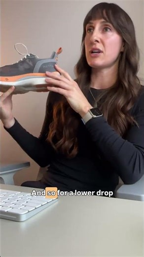 Shoe drop in running shoes