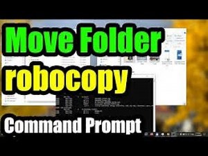 How to use robocopy command in cmd || robocopy command to transfer folders and subfolders
