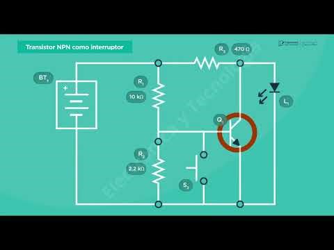 BJT transistor as a switch #electronics