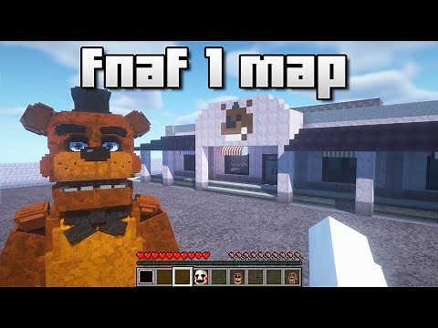 FNAF 1 Map Built in Minecraft! (with DOWNLOAD)