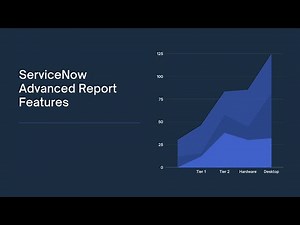 ServiceNow Advanced Report Features in Orlando