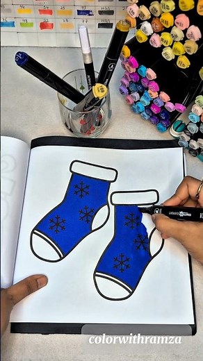 winter coloring | relax and color with me | lunya coloring book