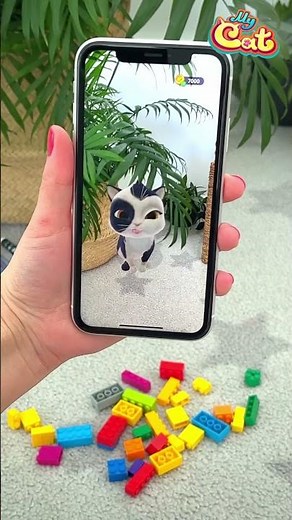 My Cat | Playing with My Virtual Cat Outside the Device | Virtual Pet Game