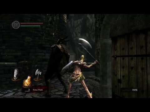 DARK SOULS REMASTERED How to Kill Black Knight (START AREA)