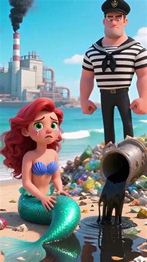 Don't Throw Waste on the Beach! 🌊 #SaveOurOceans #cutecats #viralshorts