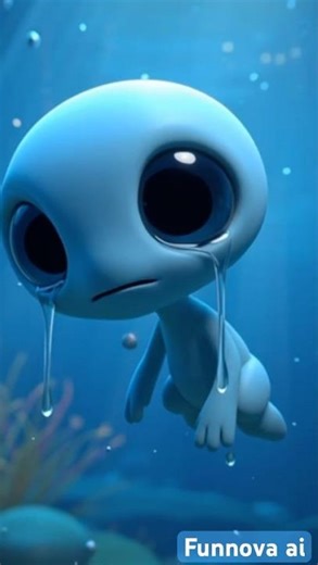 Alien’s Dive and the Brave Dog’s Rescue #alien #dog #shark #aivideo