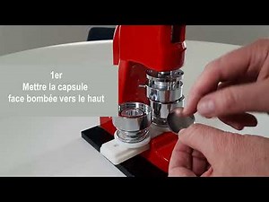 Machine à badge, apprendre à monter les badges en moins de deux minutes....
