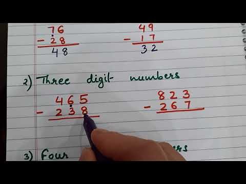 Vedic Maths part 6 Subtraction Tricks ( Dot Method)