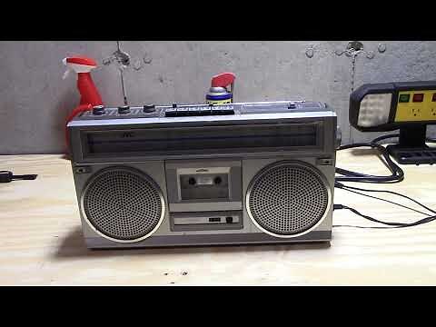1980s/1990s JVC Stereo Radio/Cassette Recorder.