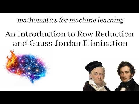 Math for Machine Learning: Matrix Row Ops | #linearalgebra | #mathforml | #machinelearning