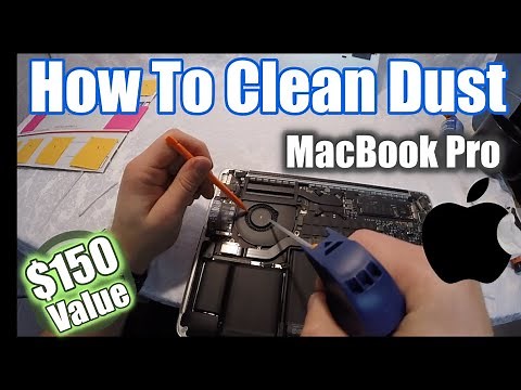 How To Clean Dust Inside MacBook Pro (2014)