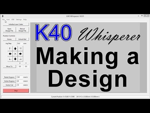 K40 Whisperer: Making a Design