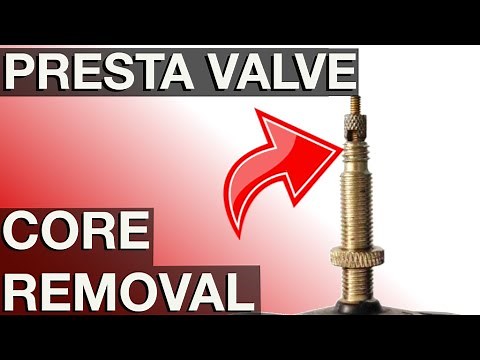 How to remove Presta Valve Core (Instructions in 4K)