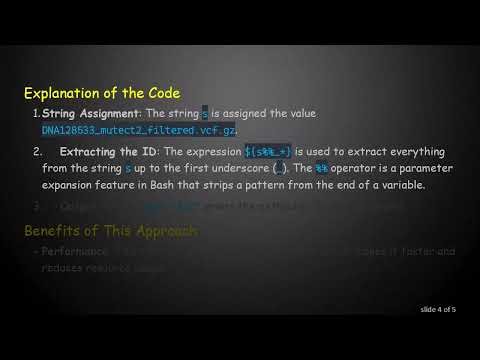 How to Split a String by Underscore and Extract an Element as a Variable in Bash