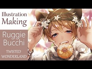 【ツイステ】ラギー・ブッチ描いてみた【clipstudio】