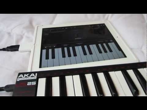 Connect AKAI Pro LPK25 With iPad