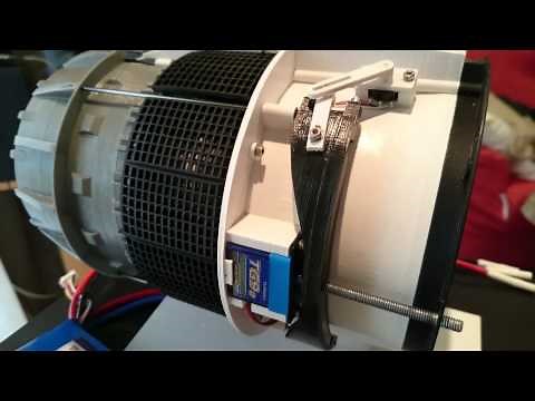 3D Printed Cascade Thrust Reverser Test
