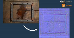 ArtStation - How to make a normal map from an image for free