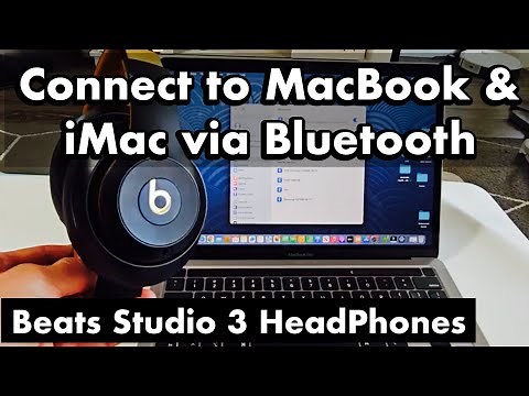 How to Pair & Connect Beats Studio 3 Headphones to MacBook or iMac via Bluetooth