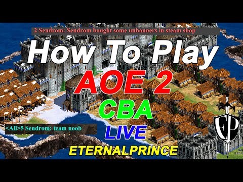 🔴 AOE2 LIVE Age of Empires 2 Definitive Edition - Custom Scenario - CBA