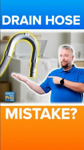 Washer Leaking or Draining Wrong? Check the Drain Hose U-Loop!