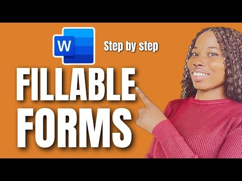 How to Create Fillable Forms in Microsoft Word