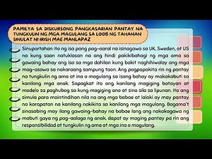 Q2 Wk2 Values Education G7 Matatag Curriculum