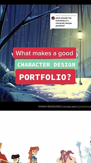 Replying to @sleepy.deerz Full character design portfolio tutorial video on my YouTube! #characterdesign #portfolioadvice #animation
