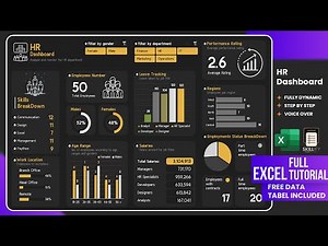 How to Create a Dynamic HR Dashboard in Excel | Step-by-Step Tutorial