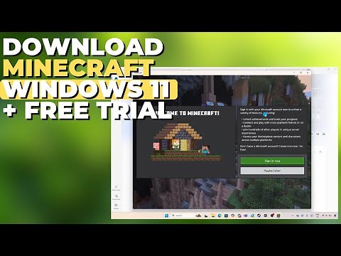 How To Download Minecraft on Windows including free trial