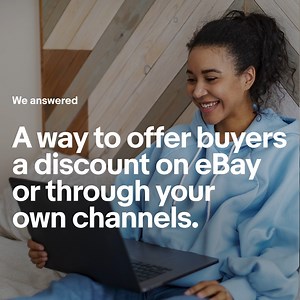 Q: How can you boost your sales while letting buyers pay less? A: With coded coupons. Offer custom discounts to select shoppers while maximizing sales, driving repeat business, and rewarding loyal customers. Learn more in our FAQ: https://ebay.to/4eXLkMm | eBay