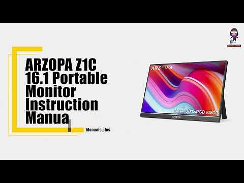 ARZOPA Z1C 16.1 Portable Monitor Unboxing & Setup Guide | Complete Instruction Manual