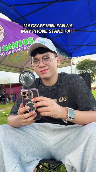 Magnetic Portable Fan with Phone Stand