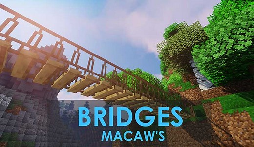Macaw’s Bridges Mod para Minecraft 1.21.10, 1.20.1, 1.19.2, 1.18.2 y 1.16.5 | MineCrafteo