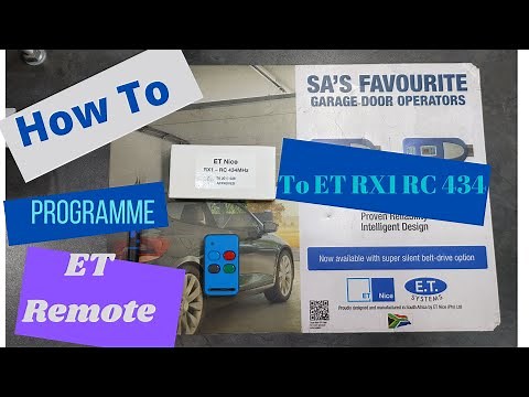 How to programme ET remote to Receiver