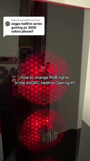 Replying to @KuixyOG how to change RGB lights in the AVGPC Hellfire Gaming PC #gaming #gamingontiktok #gamingpc #gamingpcbuild #gamingpcsetup #valorant #leagueoflegends #overwatch