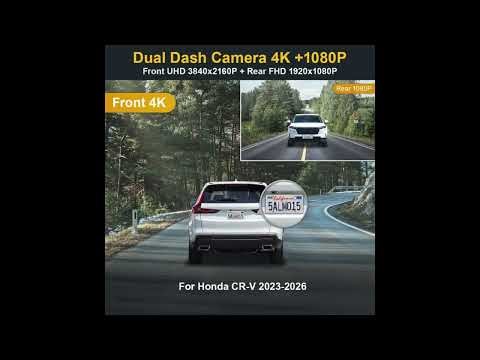 Honda CR-V 4K Dash Cam Review: The PERFECT OEM-Look Dash Cam! (Fits 2023-2026)