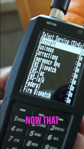 Uniden SDS100 Scanner: How to Hear Police Radio Instantly! #shorts