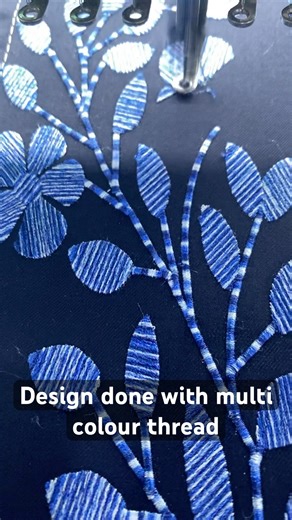 Monogram Design Done With Multi Colour Thread #monogram