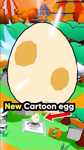 New Cartoon Egg is OP in BGSI #roblox #shorts