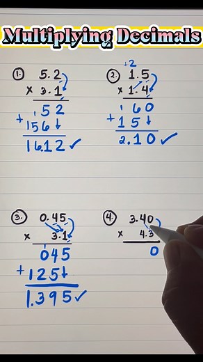 BASIC MATH REVIEW: How to Multiply Decimals? #mathreview #decimals | Mathematics Tutorial