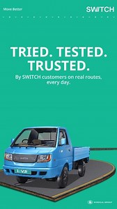 In the world of electric mobility, numbers on paper aren’t enough. That’s why SWITCH electric vehicles are put to the test daily on real routes, under real conditions. SWITCH delivers consistent, dependable range that powers businesses forward. #SwitchMobility #ElectricVehicles #MoveBetter #EcoFriendly #Sustainability #ZeroEmissions #FutureOfMobility #EVRevolution #SwitchingToSwitch #CertifiedRange #ActualRange | Switch Mobility